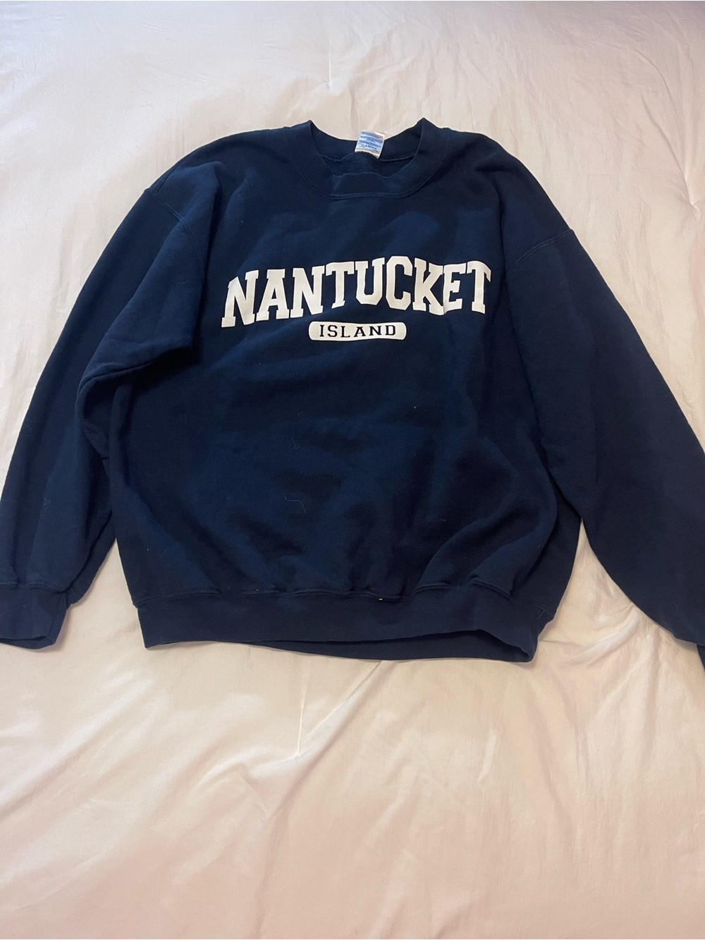 Nantucket Island Navy Crewneck Sweatshirt
